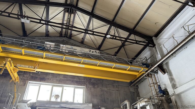 16.700 mm × 2×5 Tonnen Demag Overhead crane