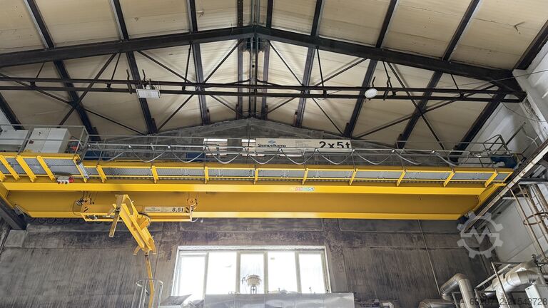 16.700 mm × 2×5 Tonnen Demag Overhead crane