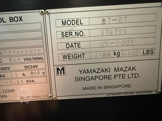 CNC-Drehmaschine MAZAK QT6