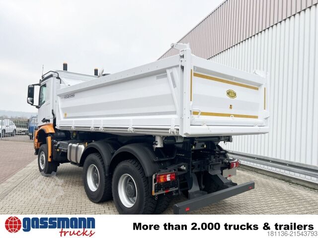 Kipper LKW Mercedes-Benz Arocs 3351 AK 6x6, Grounder