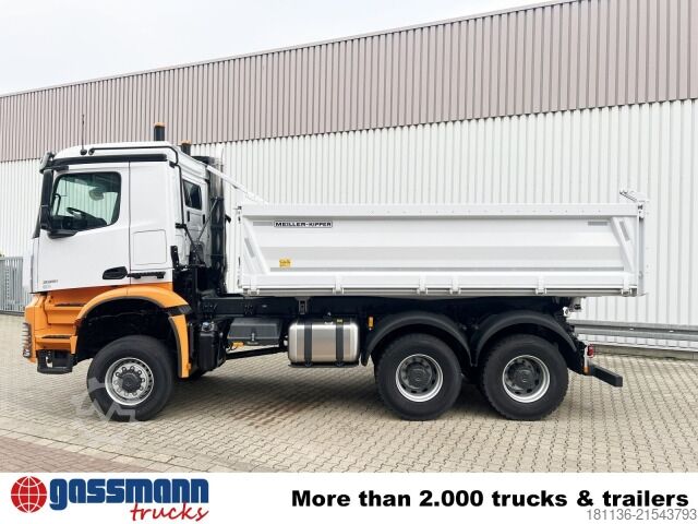 Kipper LKW Mercedes-Benz Arocs 3351 AK 6x6, Grounder
