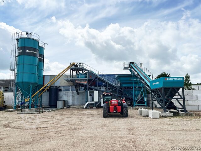 Concrete mixing plant / concrete plant CONSTMACH Mobile Concrete Batching Plant 60 m3/h Mobile Concrete Batching Plant