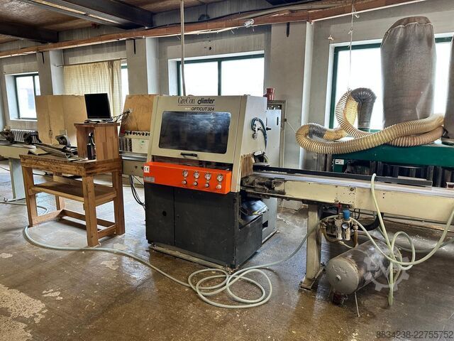 Optimization cross cut line Weinig Opticut Dimter 304 L