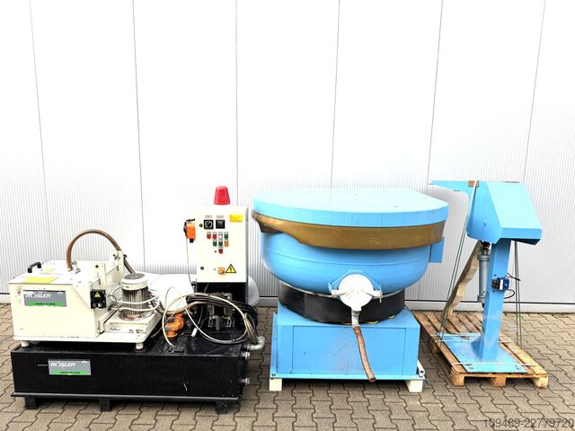 Gleitschleifanlage/WALTHER CN 550&Rösler Walther Trowal CN 550 PN & Rösler Zentrifuge