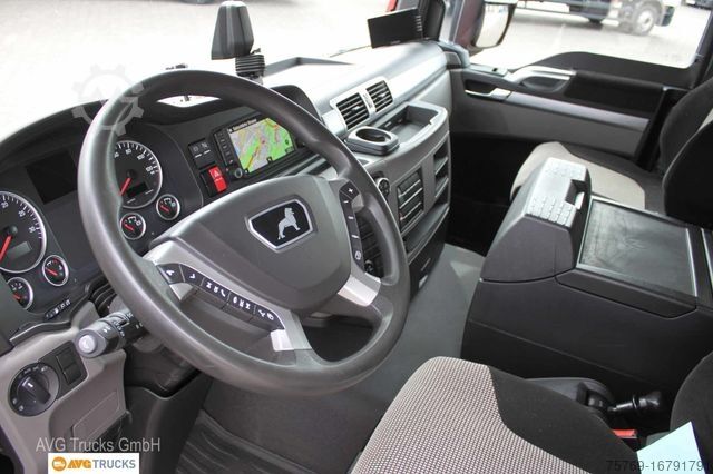 Flatbed truck with tarp MAN 18.360 TGS Schiebeplane Edscha LBW AHK