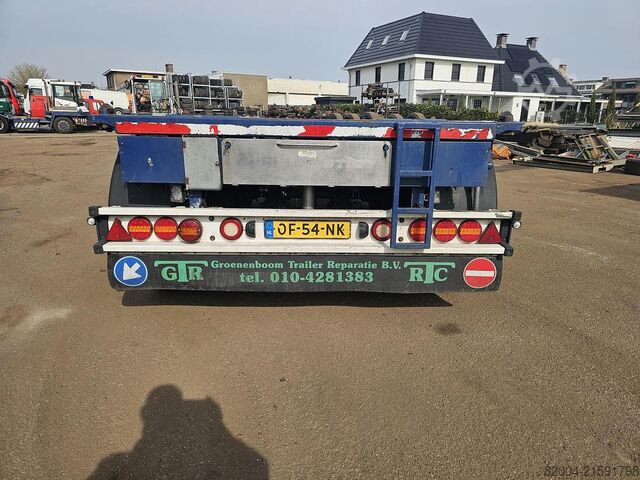 Container transport Van Hool 30 foot container chassis | tank container tran...