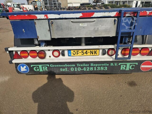 Container transport Van Hool 30 foot container chassis | tank container tran...