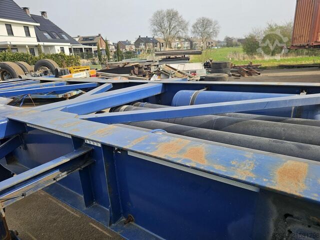 Container transport Van Hool 30 foot container chassis | tank container tran...