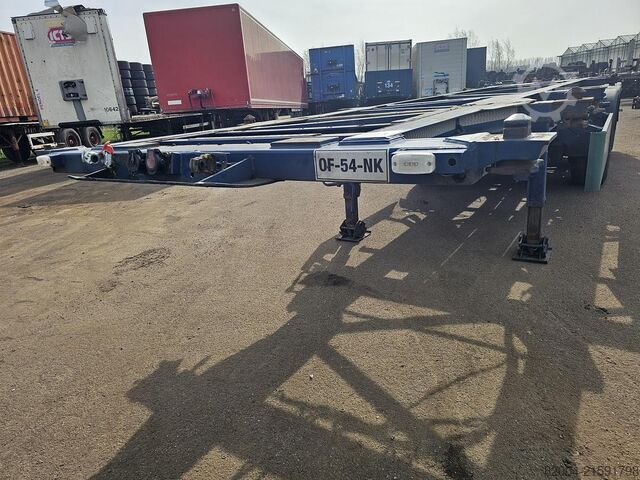 Container transport Van Hool 30 foot container chassis | tank container tran...