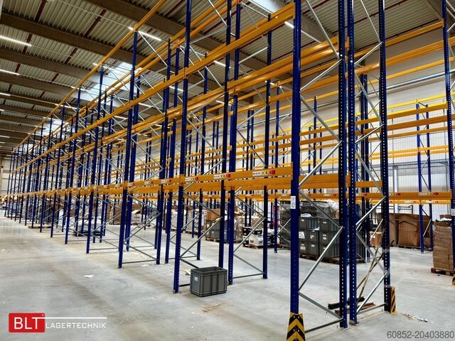 Schwerlastregal 14 lfm. Jungheinrich MPB Palettenregale H:645cm 1800kg Fachlast Schwerlastregale