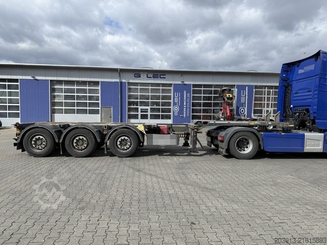 Auflieger-Wechselfahrgestell BROSHUIS MFCC-HD Wechsel Containerchassis Ausziehbar ADR