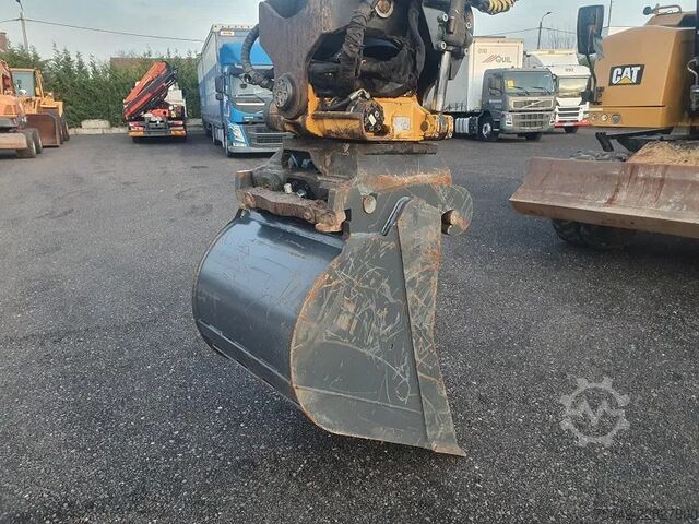 Radbagger Caterpillar M316F - mobile excavator - Tilrotator Engcon