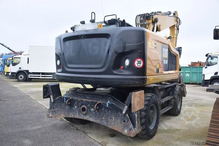 Radbagger Caterpillar M316F - mobile excavator - Tilrotator Engcon
