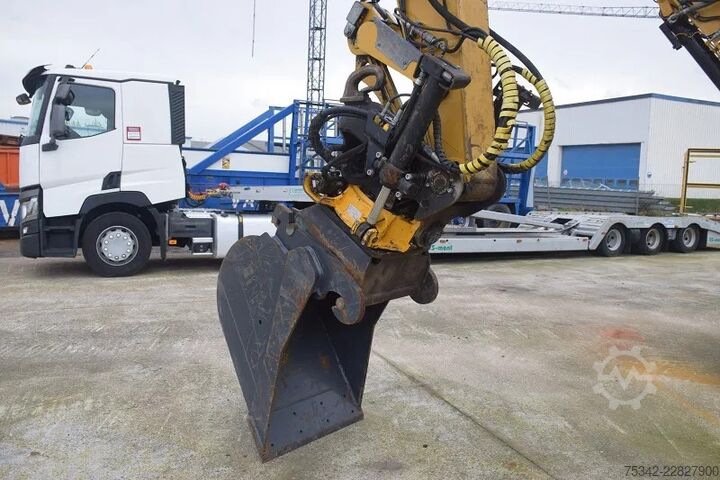 Radbagger Caterpillar M316F - mobile excavator - Tilrotator Engcon