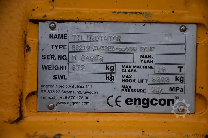 Radbagger Caterpillar M316F - mobile excavator - Tilrotator Engcon