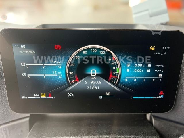 Flatbed truck MERCEDES-BENZ Actros 2545 6x2 Lift-Lenk + HMF2320 Ladekran