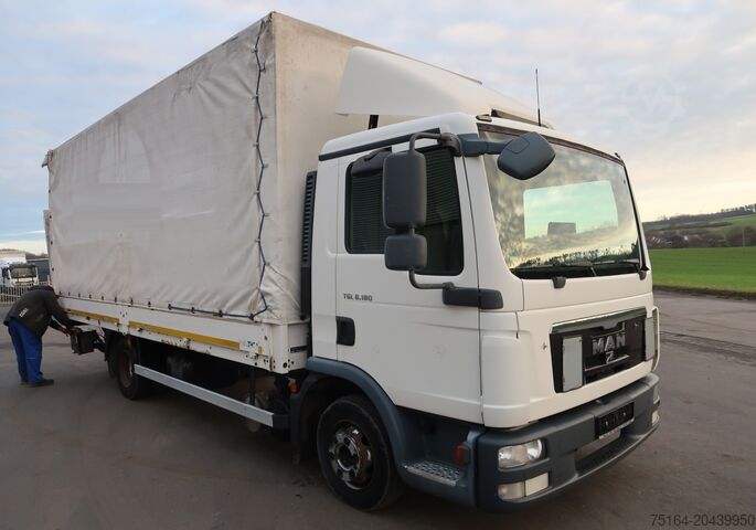 LKW mit Pritsche & Plane MAN TGL 8.180 BL Pritsche + Plane
