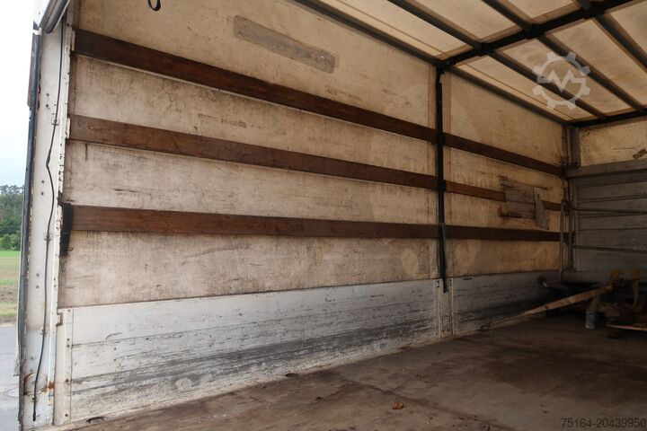 Truck with flatbed & tarpaulin MAN TGL 8.180 BL Pritsche + Plane