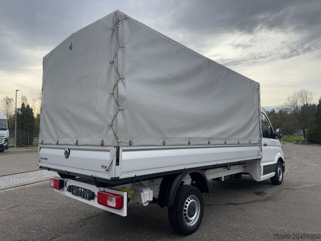 Crafter 3.5t flatbed with tarpaulin and air conditioning VW Crafter 3,5to. Pritsche/Plane Automatik