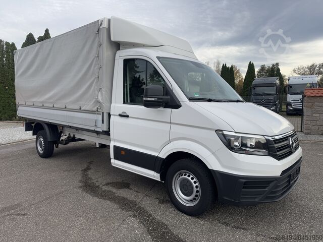 Crafter 3.5t flatbed with tarpaulin and air conditioning VW Crafter 3,5to. Pritsche/Plane Automatik