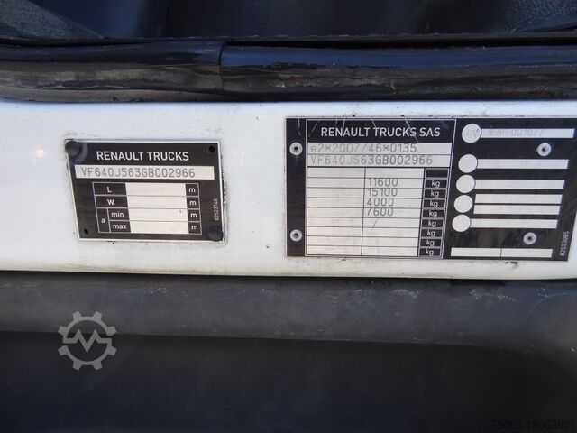 Box truck Renault D10.210 7m Koffer