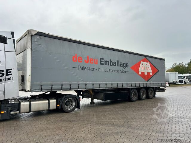 Open semitrailer with tarp SCHMITZ CARGOBULL SCS 24/L-13 Schiebeplanen Auflieger