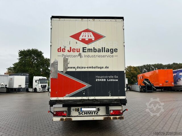 Open semitrailer with tarp SCHMITZ CARGOBULL SCS 24/L-13 Schiebeplanen Auflieger