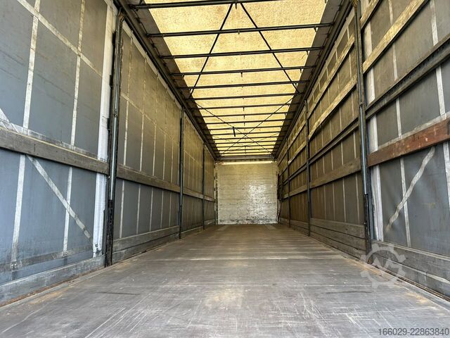 Open semitrailer with tarp SCHMITZ CARGOBULL SCS 24/L-13 Schiebeplanen Auflieger