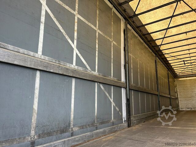 Open semitrailer with tarp SCHMITZ CARGOBULL SCS 24/L-13 Schiebeplanen Auflieger