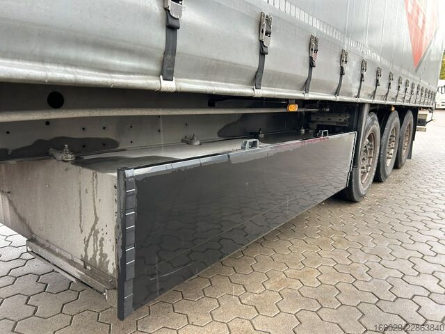 Open semitrailer with tarp SCHMITZ CARGOBULL SCS 24/L-13 Schiebeplanen Auflieger