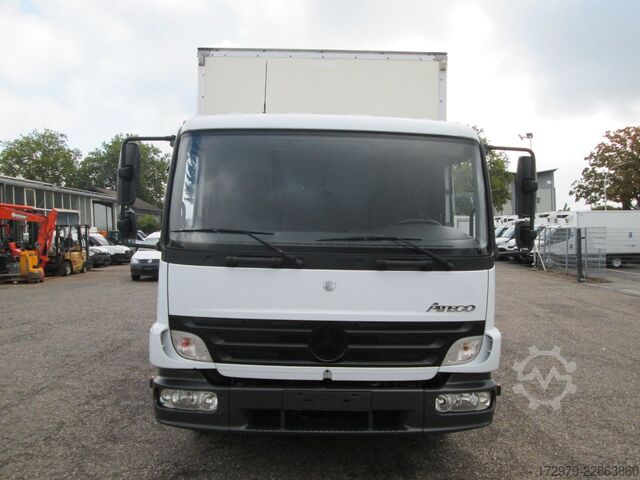 Box truck MERCEDES-BENZ Atego 1018*Maxi-Koffer 6.97m*LBW*Klima*98117Km*