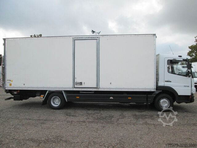 Box truck MERCEDES-BENZ Atego 1018*Maxi-Koffer 6.97m*LBW*Klima*98117Km*