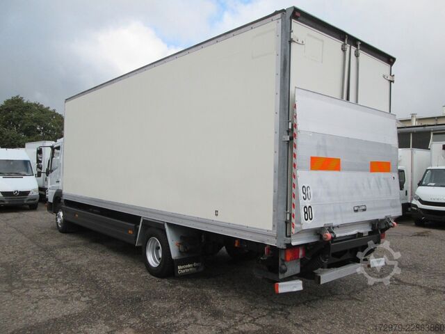 Box truck MERCEDES-BENZ Atego 1018*Maxi-Koffer 6.97m*LBW*Klima*98117Km*