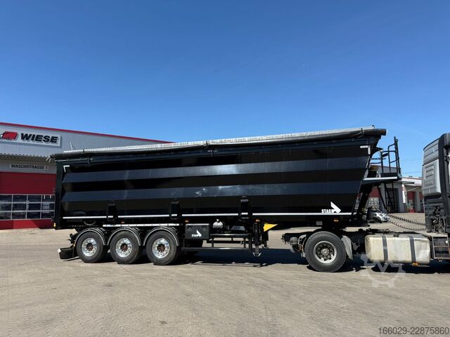 Kipper Auflieger STAS Ferrostar Stahlmulde 55 m³ Hardox Top-Zustand