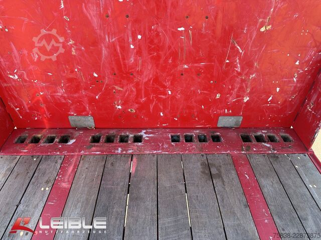 Auflieger mit Arbeitsbühne SCHWARZMÜLLER S1*Holzrungen & Plattform*Liftachse*SAF-Achsen*