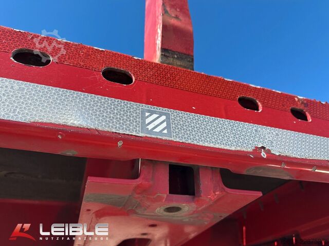 Auflieger mit Arbeitsbühne SCHWARZMÜLLER S1*Holzrungen & Plattform*Liftachse*SAF-Achsen*
