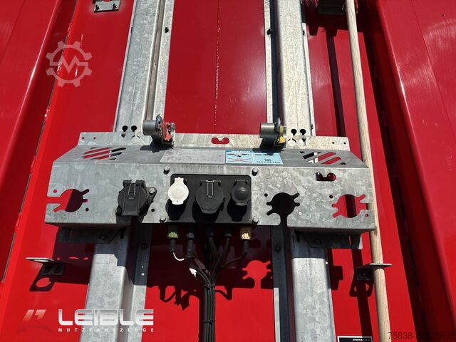Auflieger mit Arbeitsbühne SCHWARZMÜLLER S1*Holzrungen & Plattform*Liftachse*SAF-Achsen*