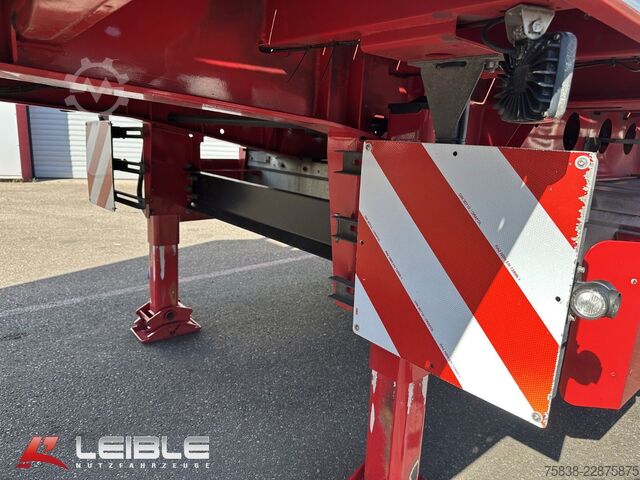 Auflieger mit Arbeitsbühne SCHWARZMÜLLER S1*Holzrungen & Plattform*Liftachse*SAF-Achsen*
