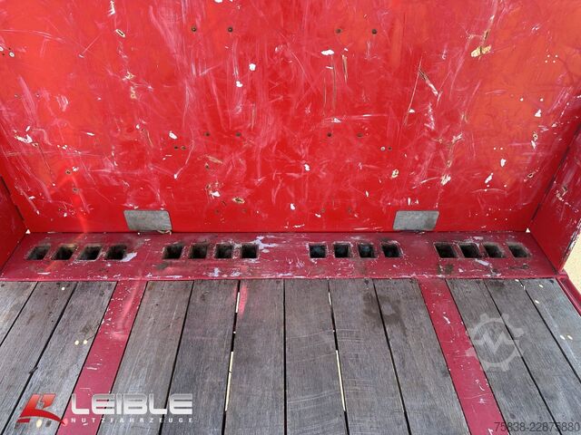 Auflieger mit offener Pritsche SCHWARZMÜLLER S1*Holzrungen & Plattform*Liftachse*SAF-Achsen*
