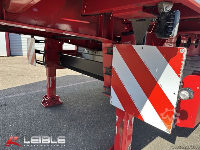 Auflieger mit offener Pritsche SCHWARZMÜLLER S1*Holzrungen & Plattform*Liftachse*SAF-Achsen*