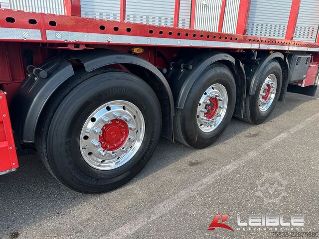 Auflieger mit offener Pritsche SCHWARZMÜLLER S1*Holzrungen & Plattform*Liftachse*SAF-Achsen*