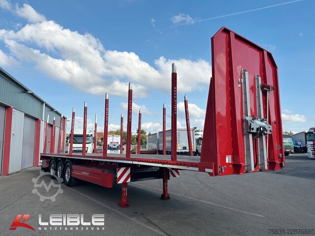 Holztransport Auflieger SCHWARZMÜLLER S1*Holzrungen & Plattform*Liftachse*SAF-Achsen*