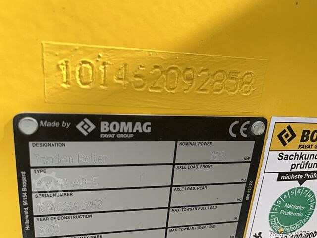 Tandemwalze Bomag BW 80 AD-5