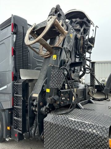 Logging truck VOLVO FH 16 650 6X4 LANGHOLZZUG + DOLL M2K-9L NACHLäUFER MIT PALFINGER EPSILON S260C96, I-SHIFT, RETARDER,