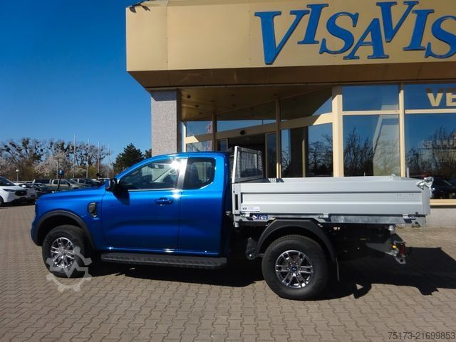 Transporter mit Kipper FORD Ranger 2.0 XLT ExtraKab 4x4 WiPa AHK 3-S.-Kipper