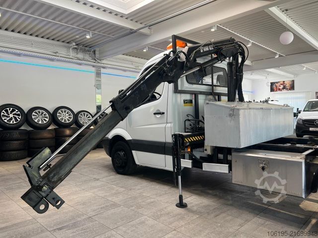 Transporter mit Kipper MERCEDES-BENZ Sprinter Kipper + HIAB Kran * Zul-Ges=3.500kg+