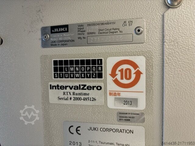 SMT placement line JUKI GKG-GL, KE2070, KE2080, RS800N + Chiller