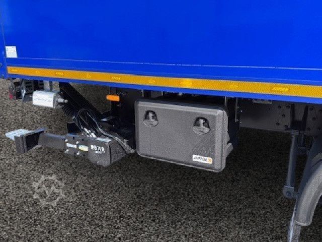 Box truck DAF XB190 FA Electric, 18t Plywood Koffer, LBW,