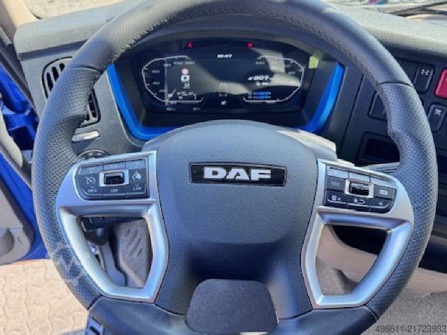 Box truck DAF XB190 FA Electric, 18t Plywood Koffer, LBW,