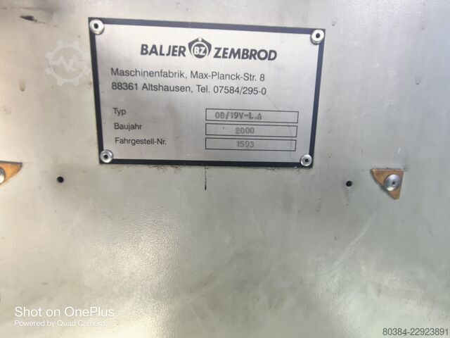 Log yard machinery Baljer & Zembrod 0B/19V-L.A